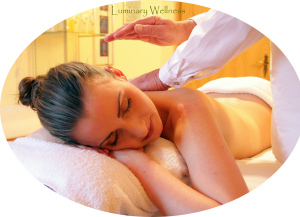 Woman receiving relaxation massage